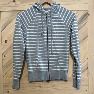 S/P Forever 21 zip-up striped hoodie